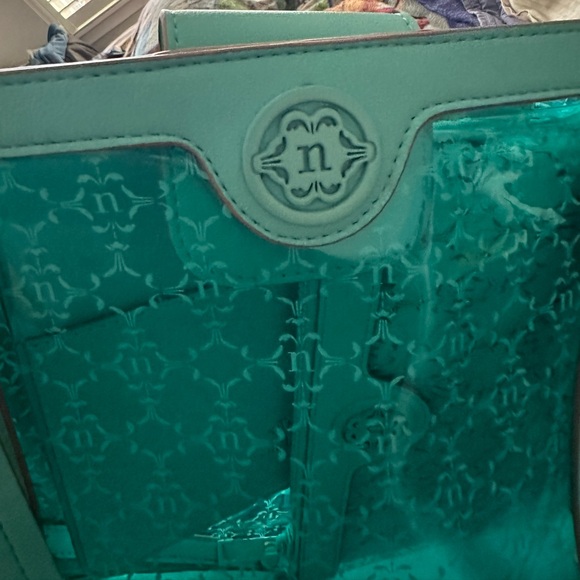 Nanette Lepore clear bag with clutch and coin purse. - Picture 3 of 5